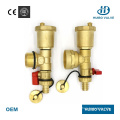 Slinging Surface Brass Air Vent Valve with Drain Valve